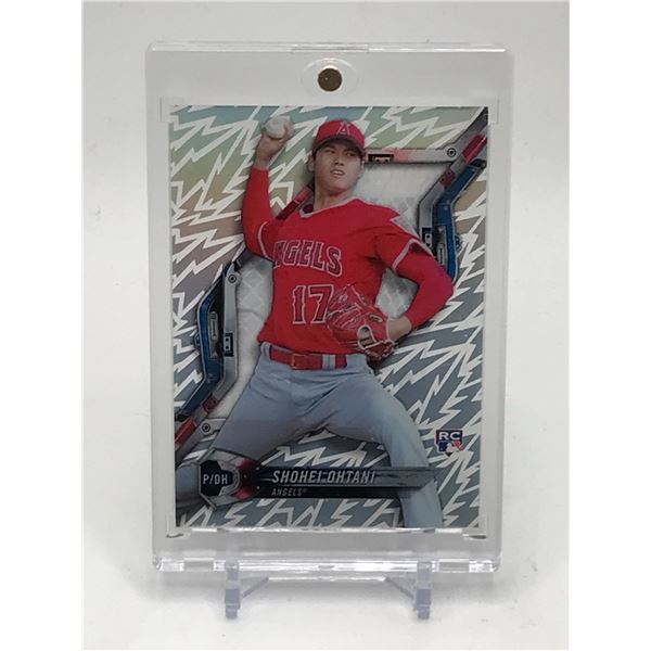 2018 TOPPS SHOHEI OHTANI CLEAR INSERT ROOKIE TRADING CARD