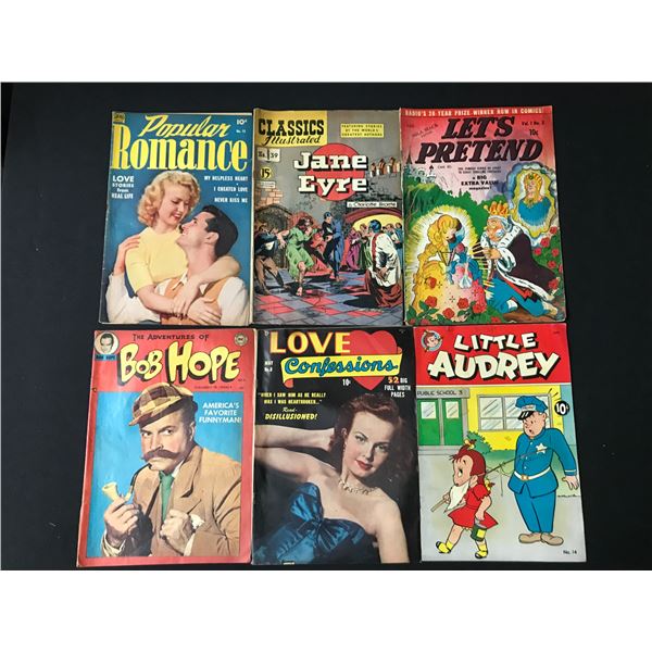 LOT OF 6 COMICS - VARIOUS TITLES AND PUBLISHERS