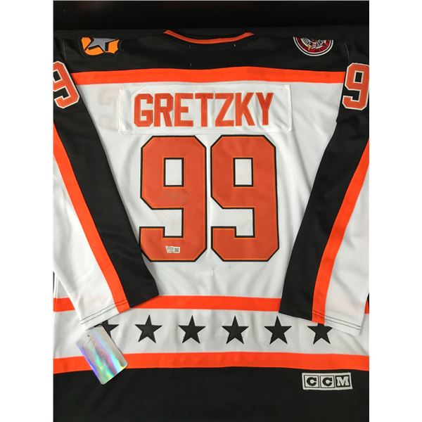 WAYNE GRETZKY SIGNED NHL ALL STAR GAME CUSTOM HOCKEY JERSEY - ACE COA