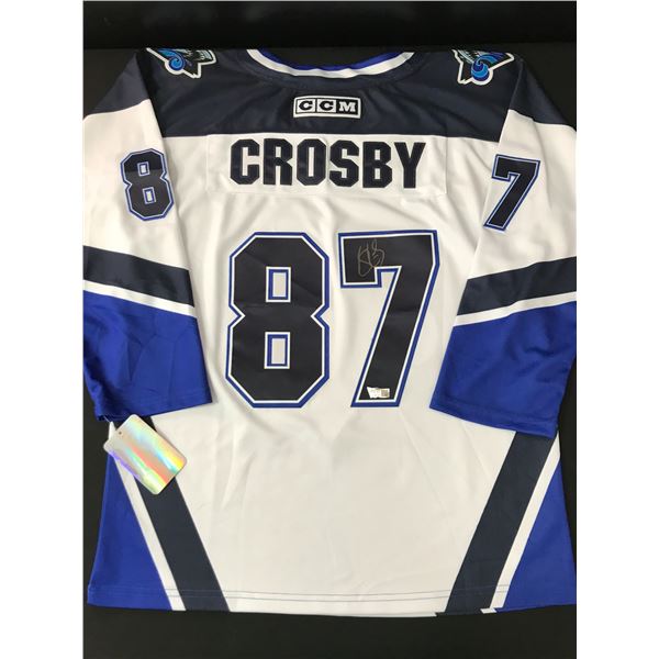 SIDNEY CROSBY SIGNED RIMOUSKI OCEANIC CUSTOM HOCKEY JERSEY - ACE COA