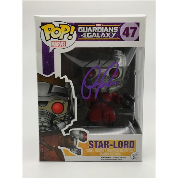 CHRIS PRATT SIGNED STAR LORD FUNKO POP - KB COA