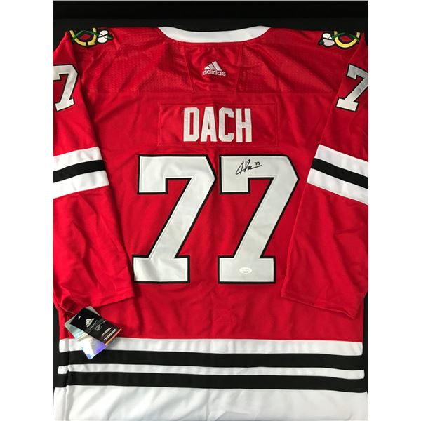 KIRBY DACH SIGNED CHICAGO BLACKHAWKS ADIDAS PRO HOCKEY JERSEY -  JSA COA