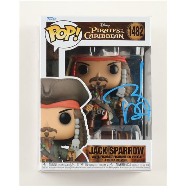 JOHNNY DEPP SIGNED JACK SPARROW FUNKO POP - BECKETT COA