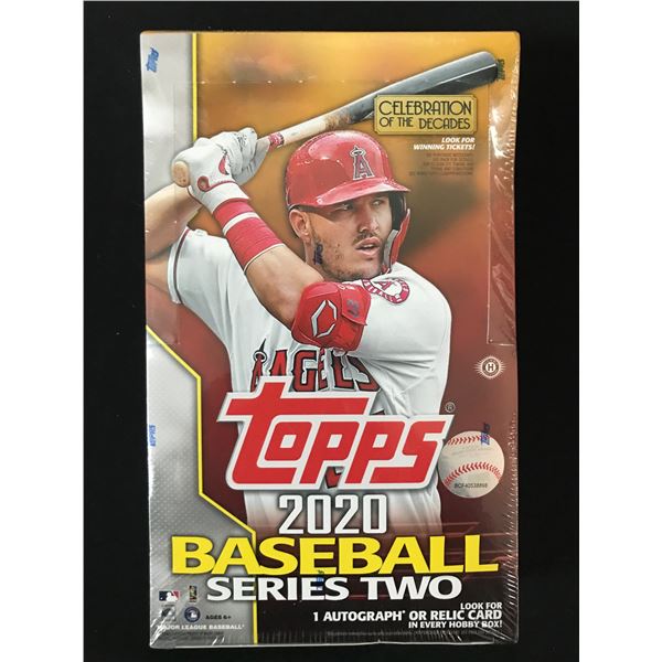 2020 TOPPS BASEBALL SERIES TWO SEALED HOBBY BOX