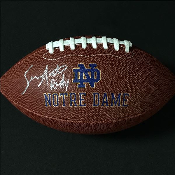 SEAN ASTIN SIGNED RUDY NOTRE DAME FOOTBALL - WWOC COA