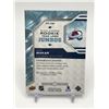 Image 2 : 2019-20 UPPER DECK BLACK DIAMOND HOCKEY CALE MAKAR TEAM LOGO JUMBO ROOKIES PATCH CARD