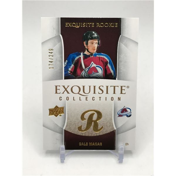 2019 UPPER DECK EXQUISITE COLLECTION CALE MAKAR ROOKIE TRADING CARD 174/249