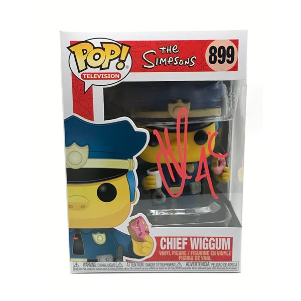 HANK AZARIA SIGNED CHIEF WIGGUM FUNKO POP - WWOC COA