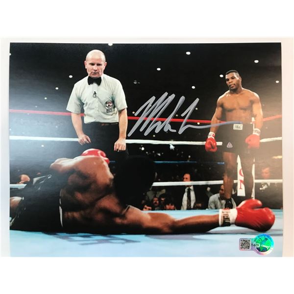 MIKE TYSON SIGNED 8 X 10 PICTURE - WWOC COA