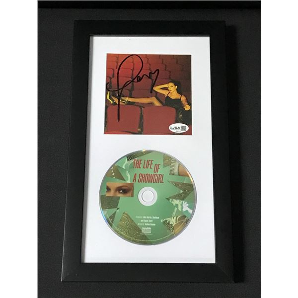 TAYLOR SWIFT SIGNED AND FRAMED CD SLEEVE PRESENTATION PIECE - JSA COA