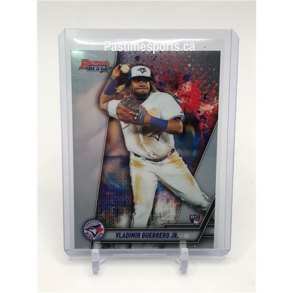 2019 TOPPS BOWMANS BEST VLADIMIR GUERRERO JR ROOKIE TRADING CARD