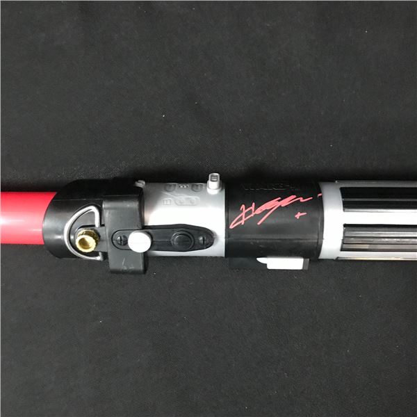 HAYDEN CHRISTENSEN SIGNED LIGHTSABER - WWOC COA