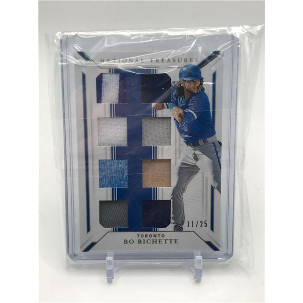 2019 PANINI NATIONAL TREASURES BASEBALL GAME USED 8 PATCH BO BICHETTE ROOKIE CARD 11/25