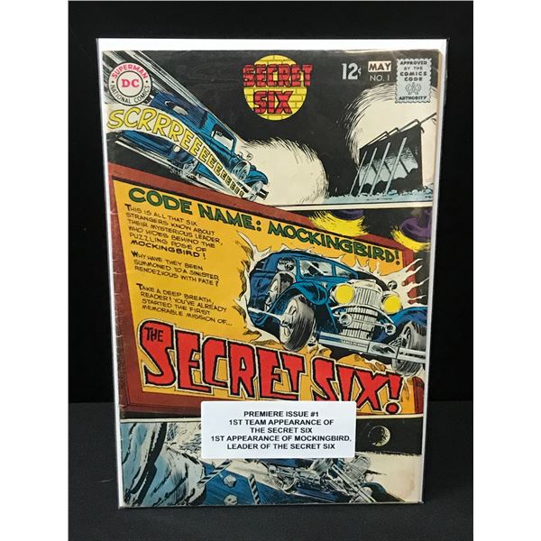 THE SECRET SIX #1 SEVERAL 1ST APPEARANCES - DC COMICS