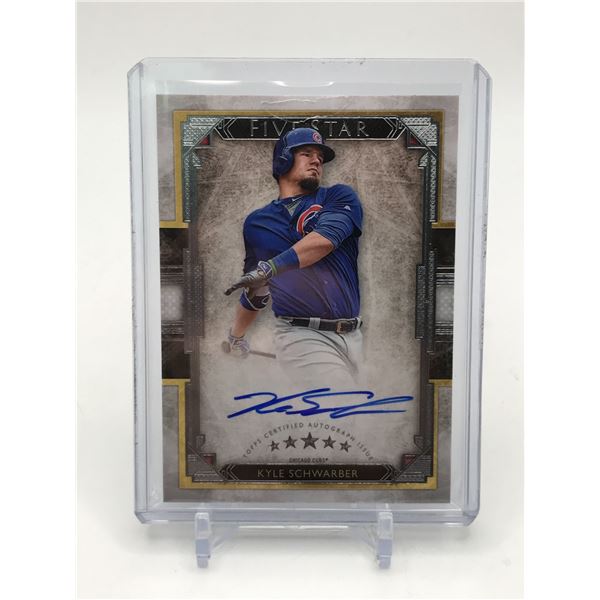 2018 TOPPS KYLE SCHWARBER FIVE STAR SIGNED TRADING CARD
