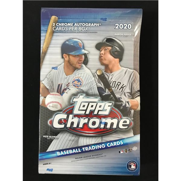 2020 TOPPS CHROME BASEBALL SEALED HOBBY BOX
