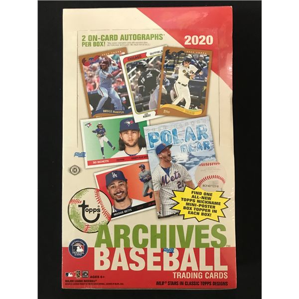 2020 TOPPS ARCHIVES BASEBALL SEALED HOBBY BOX