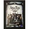 Image 1 : CHRISTOPHER LLOYD AND CHRISTINA RICCI DUAL SIGNED ADDAMS FAMILY METAL SIGN - WWOC COA