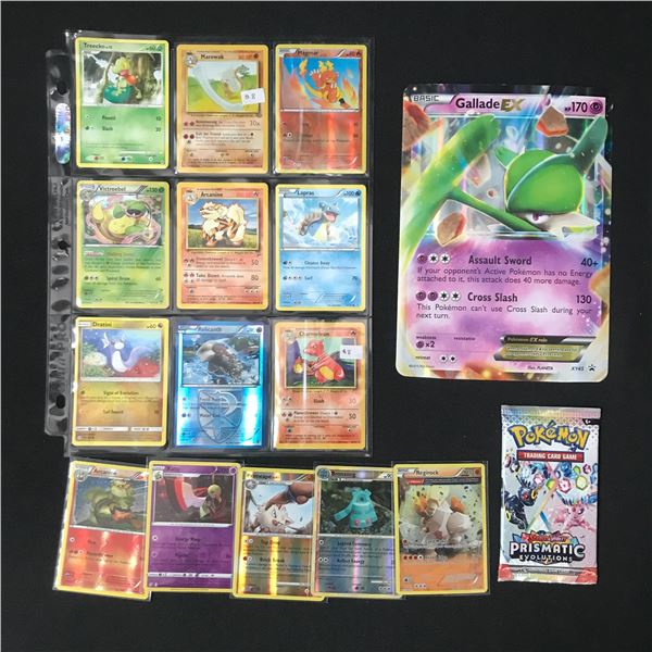 LOT OF POKEMON CARDS INCLUDING 1 PRISMATIC EVOLUTIONS SEALED PACK