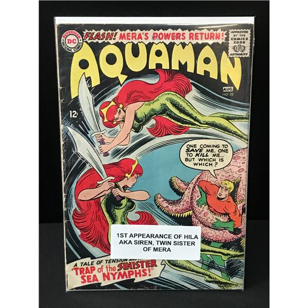 AQUAMAN #22 1ST APPEARANCE OF HILA  AKA SIREN - DC COMICS