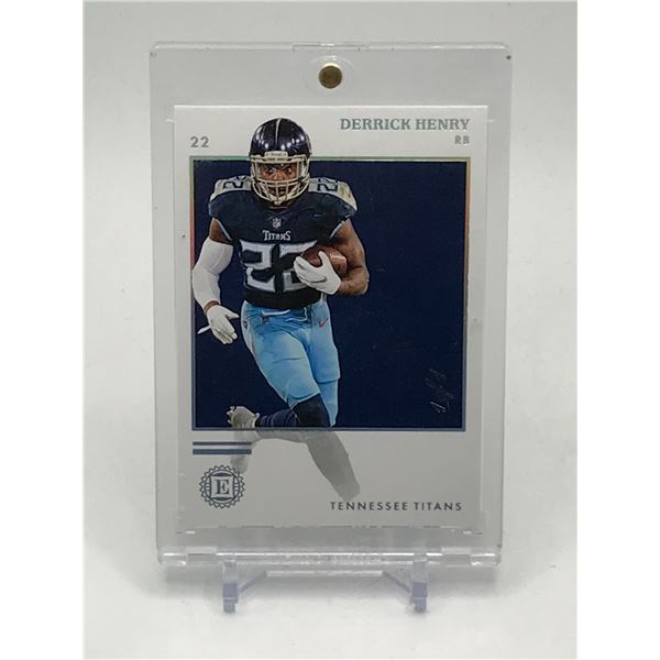 1 OF 1 2019 PANINI ENCASED FOOTBALL DERRICK HENRY TRADING CARD