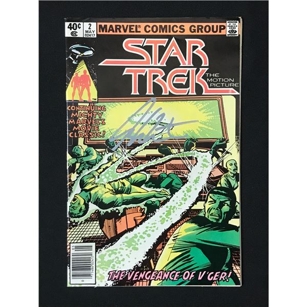 MARVEL COMICS STAR TREK NO.2 SIGNED BY WILLIAM SHATNER - WWOC COA