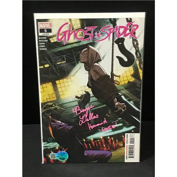 BRYCE DALLAS HOWARD SIGNED GHOST SPIDER COMIC - MARVEL COMICS  WWOC COA