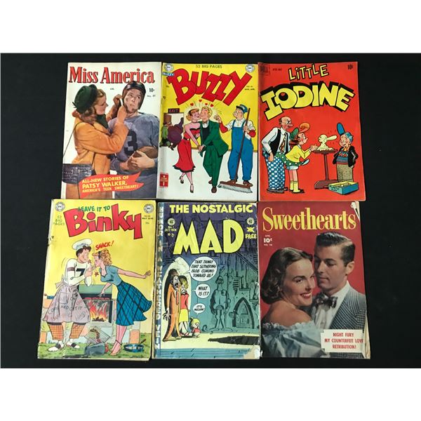 LOT OF 6 COMICS VARIOUS TITLES AND PUBLISHERS