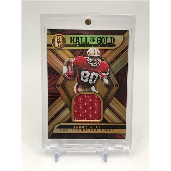 2019 PANINI GOLD STANDARD FOOTBALL JERRY RICE PATCH CARD 55/149