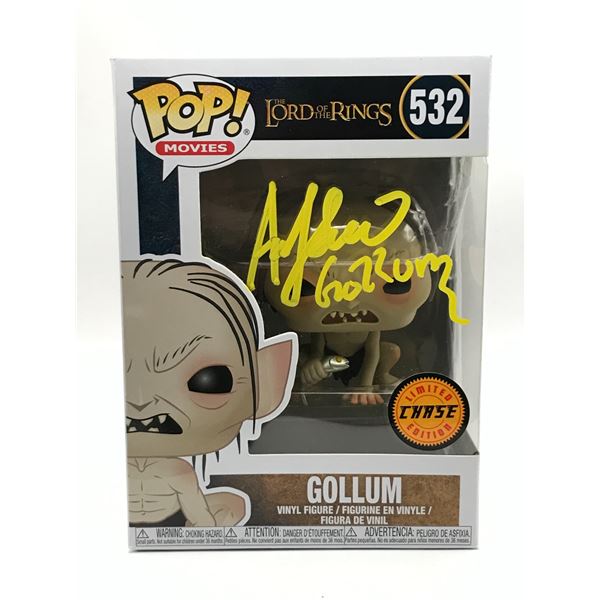 ANDY SERKIS SIGNED GOLLUM FUNKO POP - WWOC COA