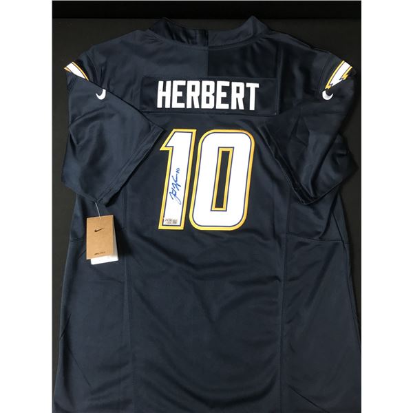 JUSTIN HERBERT SIGNED LOS ANGELES CHARGERS CUSTOM JERSEY - ACE COA