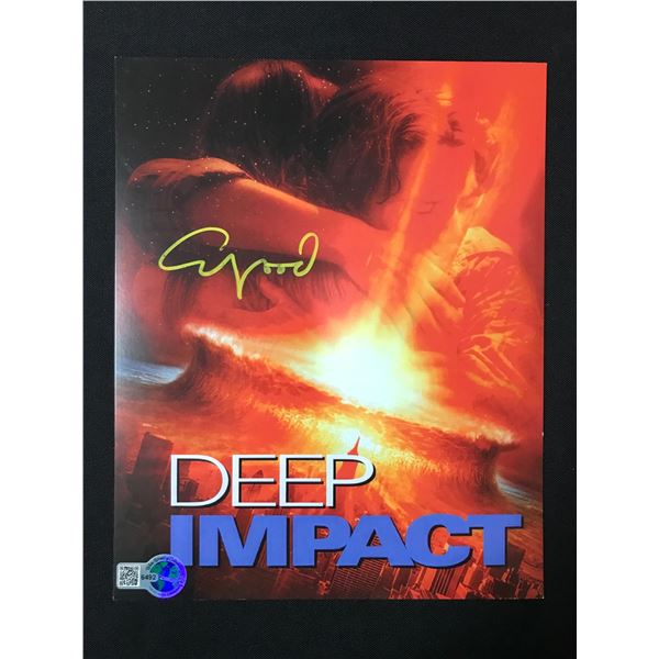 ELIJAH WOOD SIGNED DEEP IMPACT 8X10 - WWOC COA