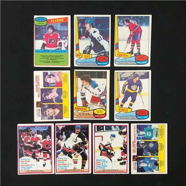 LOT OF 10 1979-80 OPC STAR CARDS LOT