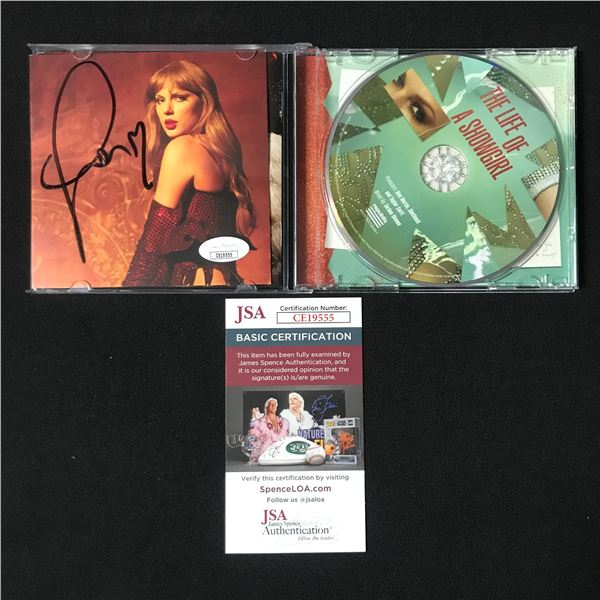 TAYLOR SWIFT SIGNED CD SLEEVE - JSA COA