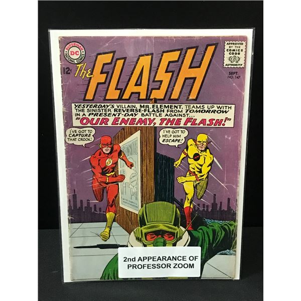 THE FLASH #147 2ND APPEARANCE OF PROFESSOR ZOOM - DC COMICS