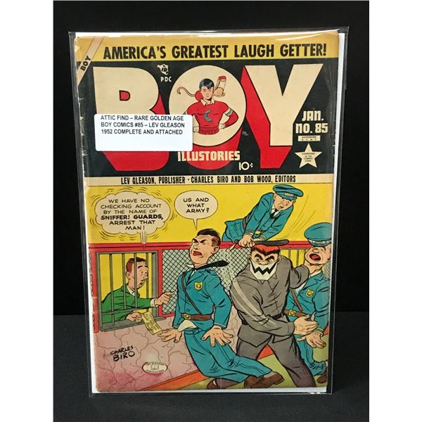 BOY COMICS #85 (1952) COMPLETE AND ATTACHED