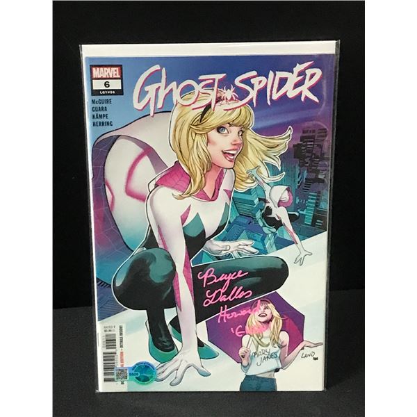 BRYCE DALLAS HOWARD SIGNED GHOST SPIDER COMIC - WWOC COA