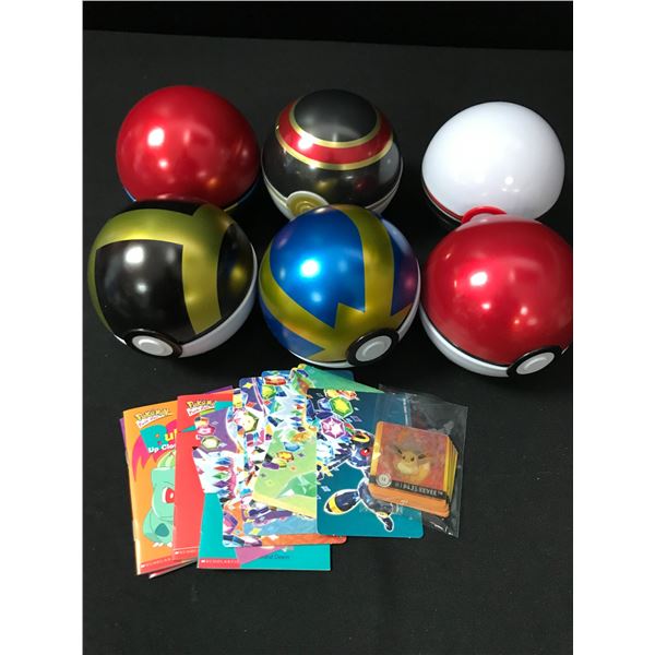 LOT OF FUNKO ITEMS INCLUDING 6 POKE BALLS