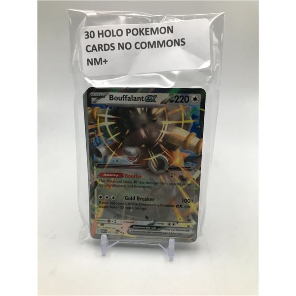 LOT OF 3O POKEMON TCG CARDS HOLOS ONLY NO COMMONS NM+