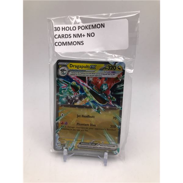 LOT OF 3O POKEMON TCG CARDS HOLOS ONLY NO COMMONS NM+