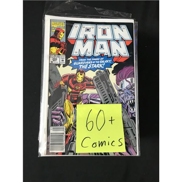 LOT OF 60 SUPERHERO COMICS