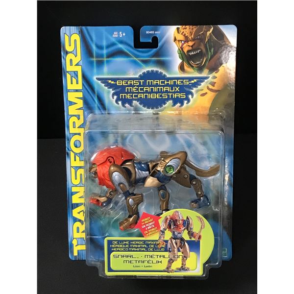 VINTAGE TRANSFORMERS BEAST MACHINES SNARL METALLION DELUXE SEALED IN PACKAGE