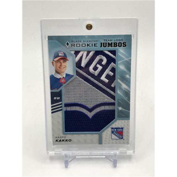 2019 UPPER DECK BLACK DIAMOND ROOKIE TEAM LOGO JUMBOS KAAPO KAKKO