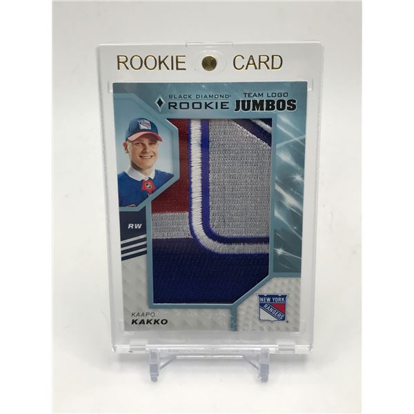2019 UPPER DECK BLACK DIAMOND ROOKIE TEAM LOGO JUMBOS KAAPO KAKKO