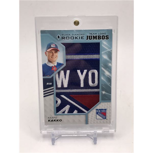 2019 UPPER DECK BLACK DIAMOND ROOKIE TEAM LOGO JUMBOS KAAPO KAKKO