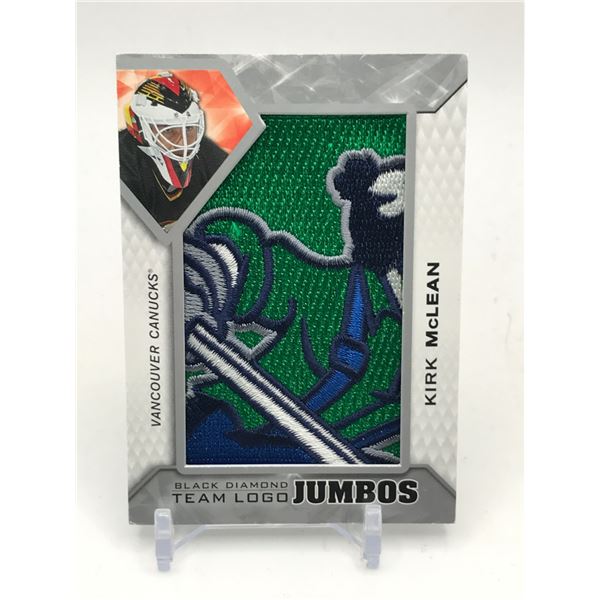 2019-20 UPPER DECK BLACK DIAMOND TEAM LOGO JUMBOS KIRK MCLEAN