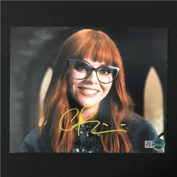 CHRISTINA RICCI SIGNED WEDNESDAY 8 X 10 (WWOC COA)