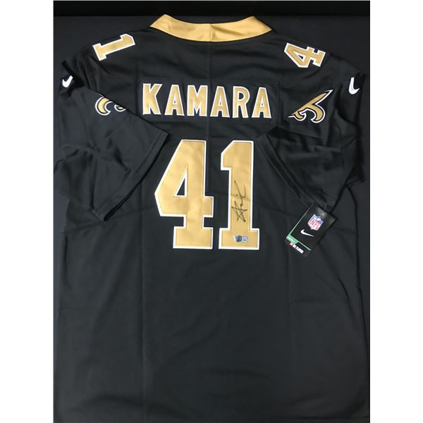 ALVIN KAMARA SIGNED NEW ORLEANS SAINTS CUSTOM FOOTBALL JERSEY (ACE COA)