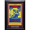 Image 1 : MUHAMMAD ALI SIGNED AND CUSTOM FRAMED VINTAGE FIGHT POSTER 14 X 22 (PSA COA)