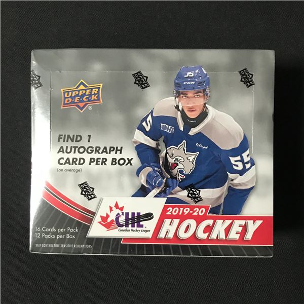 SEALED 2019-20 UPPER DECK CHL TRADING CARDS BOX